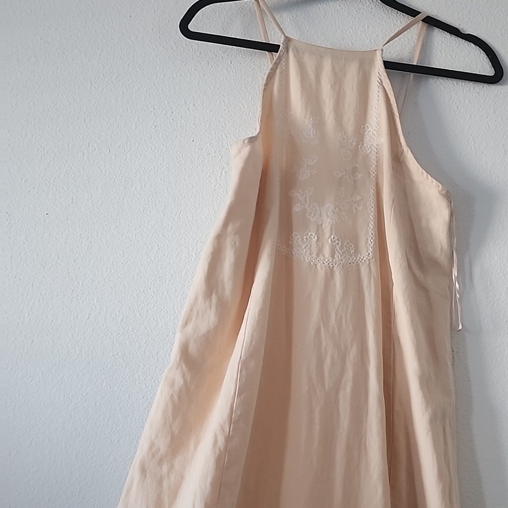 Zara Embroidered Sleeveless Long Maxi Summer dress - Picture 7 of 12